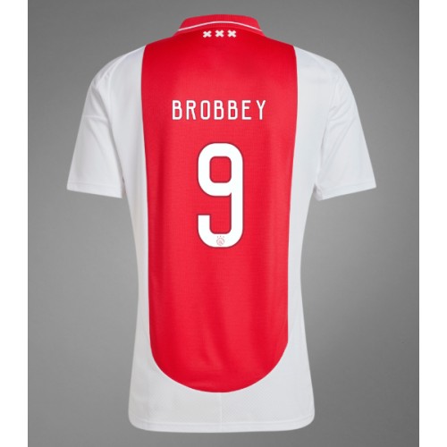 Dres Ajax Brian Brobbey #9 Domaci 2024-25 Kratak Rukav